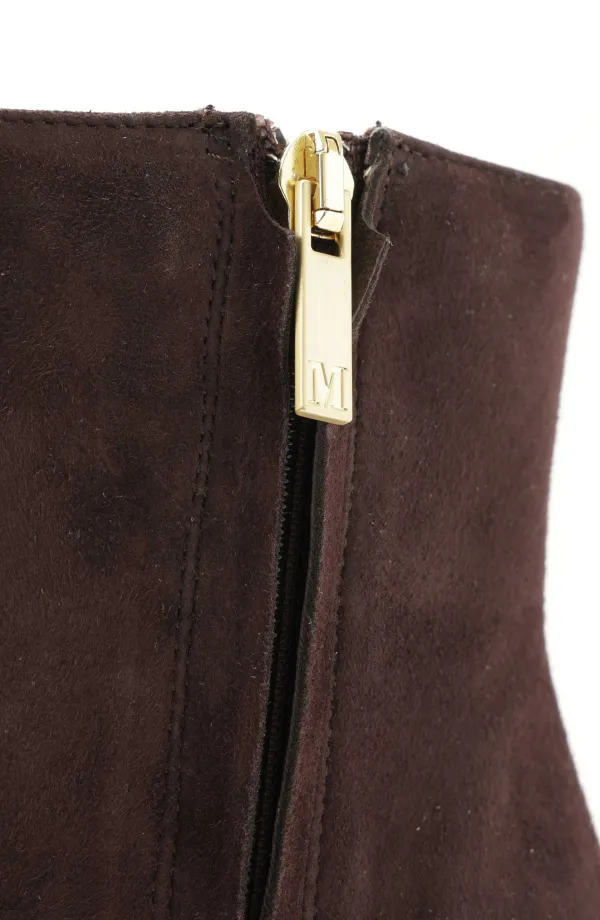 Bruno Magli Vinny Suede Ankle Boot Chocolate Best