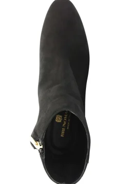 Bruno Magli Vinny Suede Ankle Boot Black Outlet