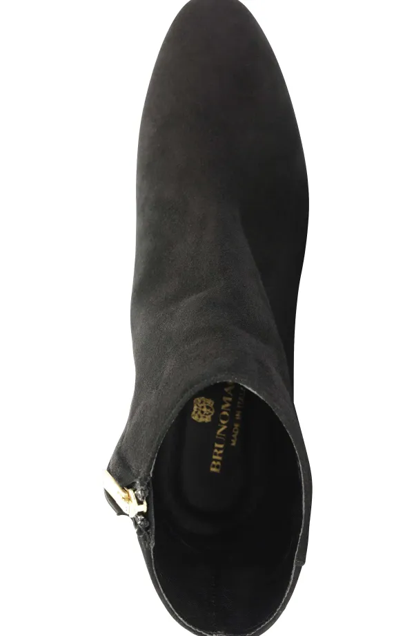 Bruno Magli Vinny Suede Ankle Boot Black Outlet
