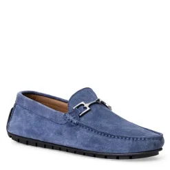 Bruno Magli Xander Casual Suede Driving Moccasin-Light Blue Light Blue Suede Hot