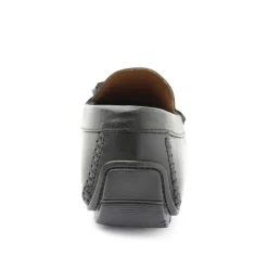 Bruno Magli Xander Leather Driving Moccasin - Black Black Leather Hot