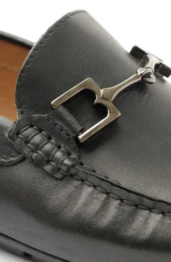 Bruno Magli Xander Leather Driving Moccasin - Black Black Leather Hot