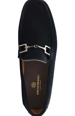 Bruno Magli Xander Suede Driving Moccasin Navy Outlet