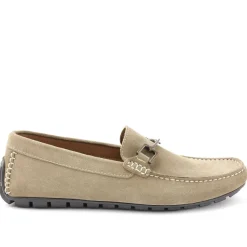 Bruno Magli Xander Suede Driving Moccasin Taupe Hot