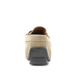 Bruno Magli Xander Suede Driving Moccasin Taupe Hot