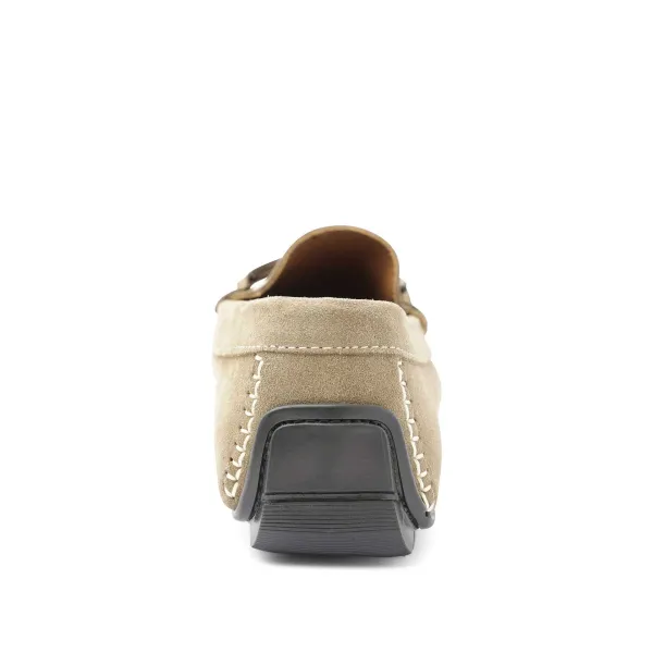 Bruno Magli Xander Suede Driving Moccasin Taupe Outlet