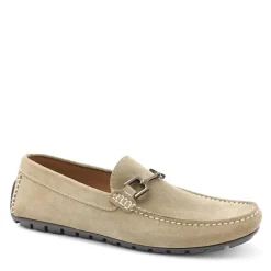 Bruno Magli Xander Suede Driving Moccasin Taupe Outlet