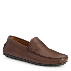Bruno Magli Xane Casual Leather Driving Moccassin-Brown / New