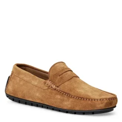 Bruno Magli Xane Casual Suede Slip-On Driving Moccasin-Cognac Cognac Suede Hot