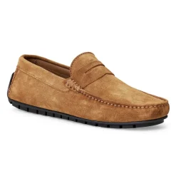 Bruno Magli Xane Casual Suede Slip-On Driving Moccasin-Cognac Cognac Suede Hot
