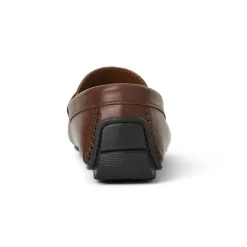 Bruno Magli Xanto Casula Moccasin Leather Brown Clearance
