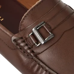 Bruno Magli Xanto Casula Moccasin Leather Brown Clearance